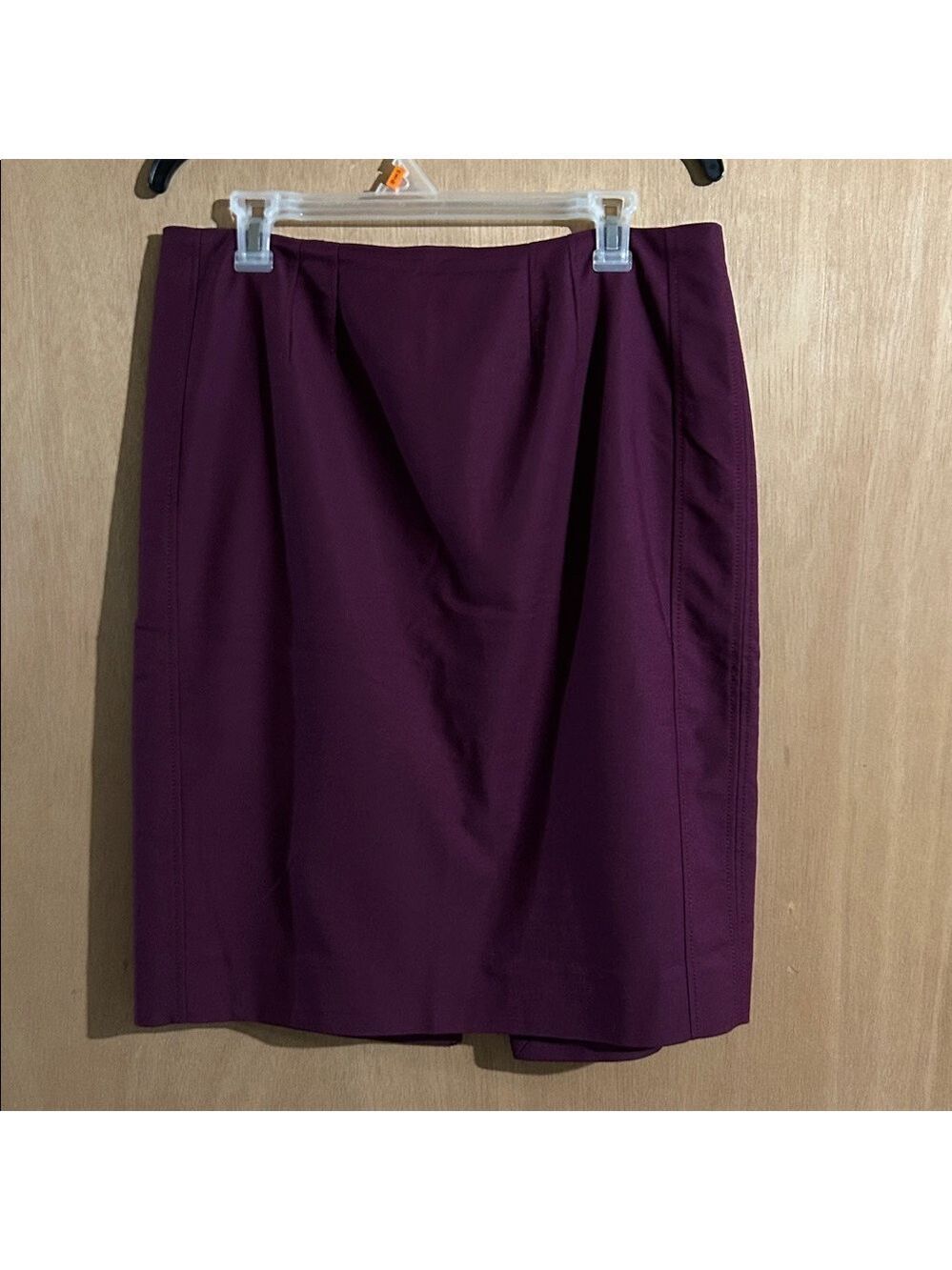 NWOT White House Black Market Burgundy Skirt